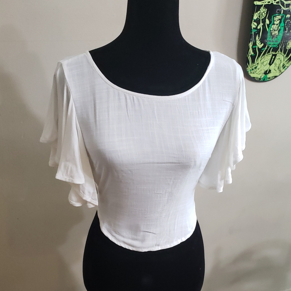 Ruffled Up Crop Top